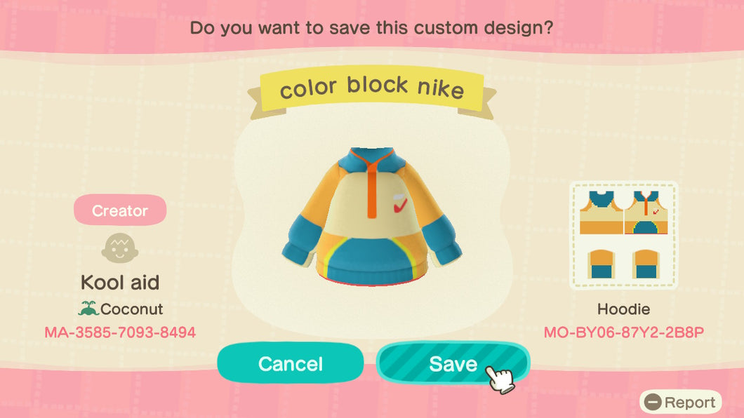 Color block nike Hoodie by Kool Aid