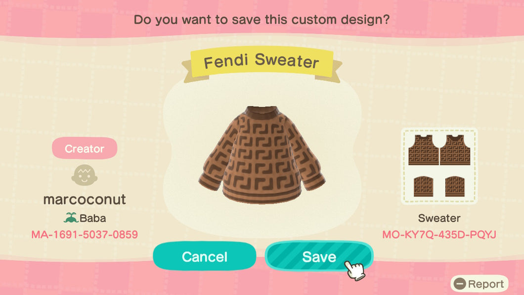 Fendi Sweater by marcoconut