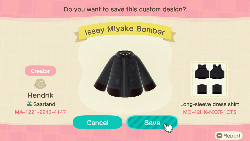 Issey Miyake Bomber by Hendrik