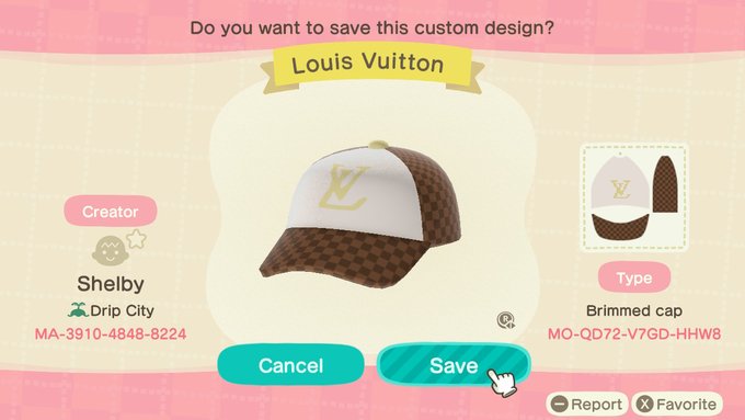 Louis Vuitton Cap by Shelby