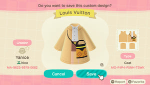 Louis Vuitton Coat by Yanice