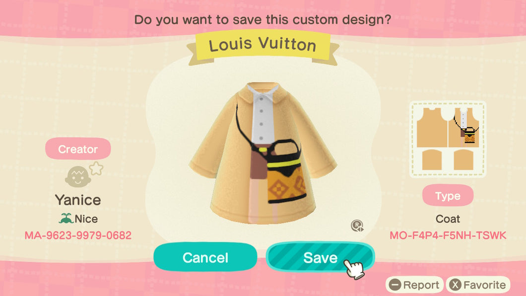 Louis Vuitton Coat by Yanice