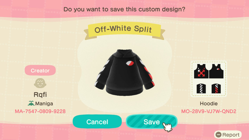 Off White Split by Rqfi
