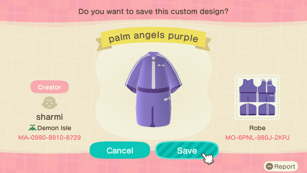 Palm Angels Purple Robe by sharmi