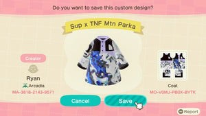 Sup x TNF Mtn Parka Coat by Ryan