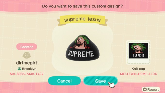 Supreme Jesus Cap by dirtmcgirt