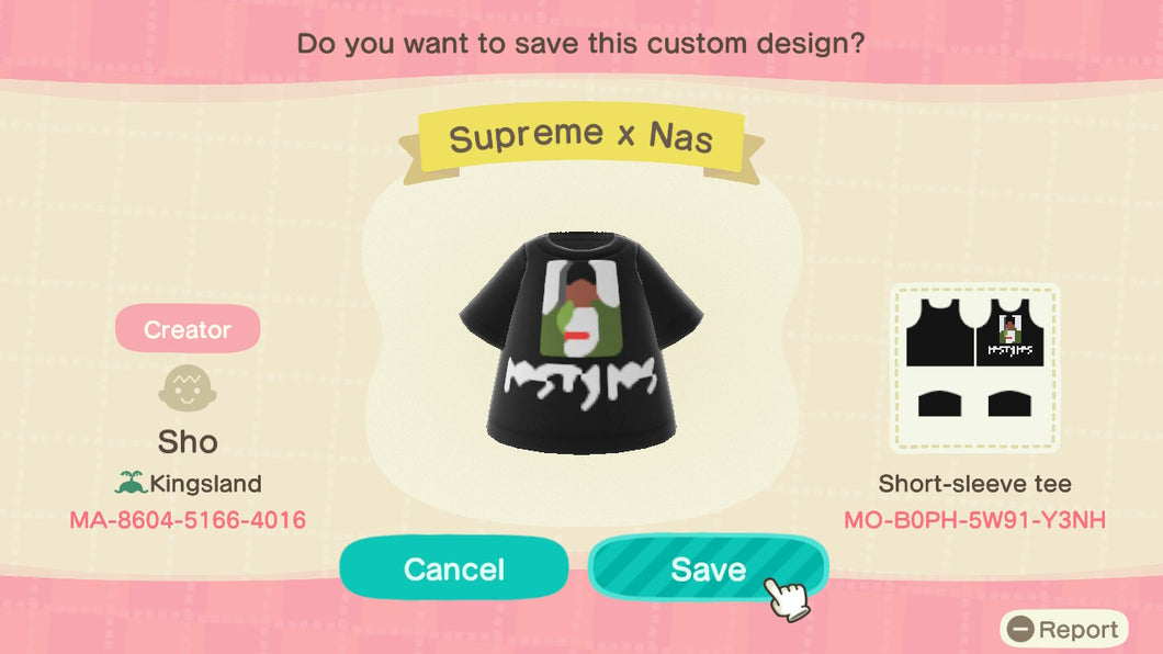 Supreme x Nas T-Shirt by Sho